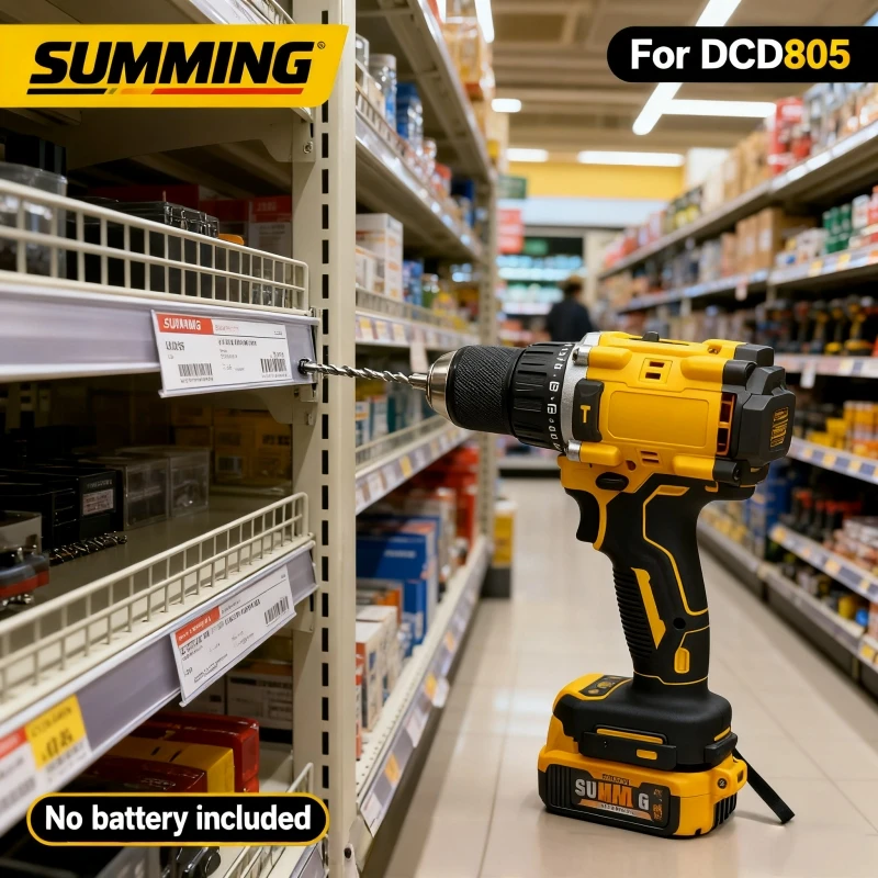 

Lithium Battery 20V RechargeableBrushless Compact ElectricScrewdriver replaceable Hand Drill Impact Drill DCD805 for DCB206