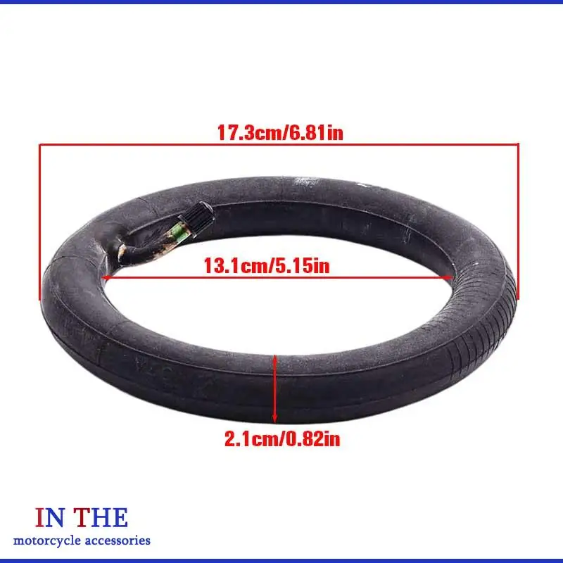 170x35 inner tube, Thickened, curved mouth inner tube 8-inch mini electric scooter universal replacement inner tube