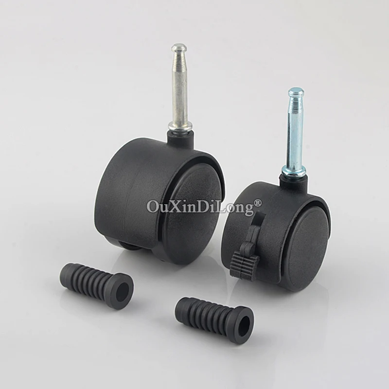 Brand New 4PCS 1.5''/2'' 360° Rotation Crib Casters Crib Trolley Storage Flower Shelf Smoothly Silent Wheels Furniture Rollers