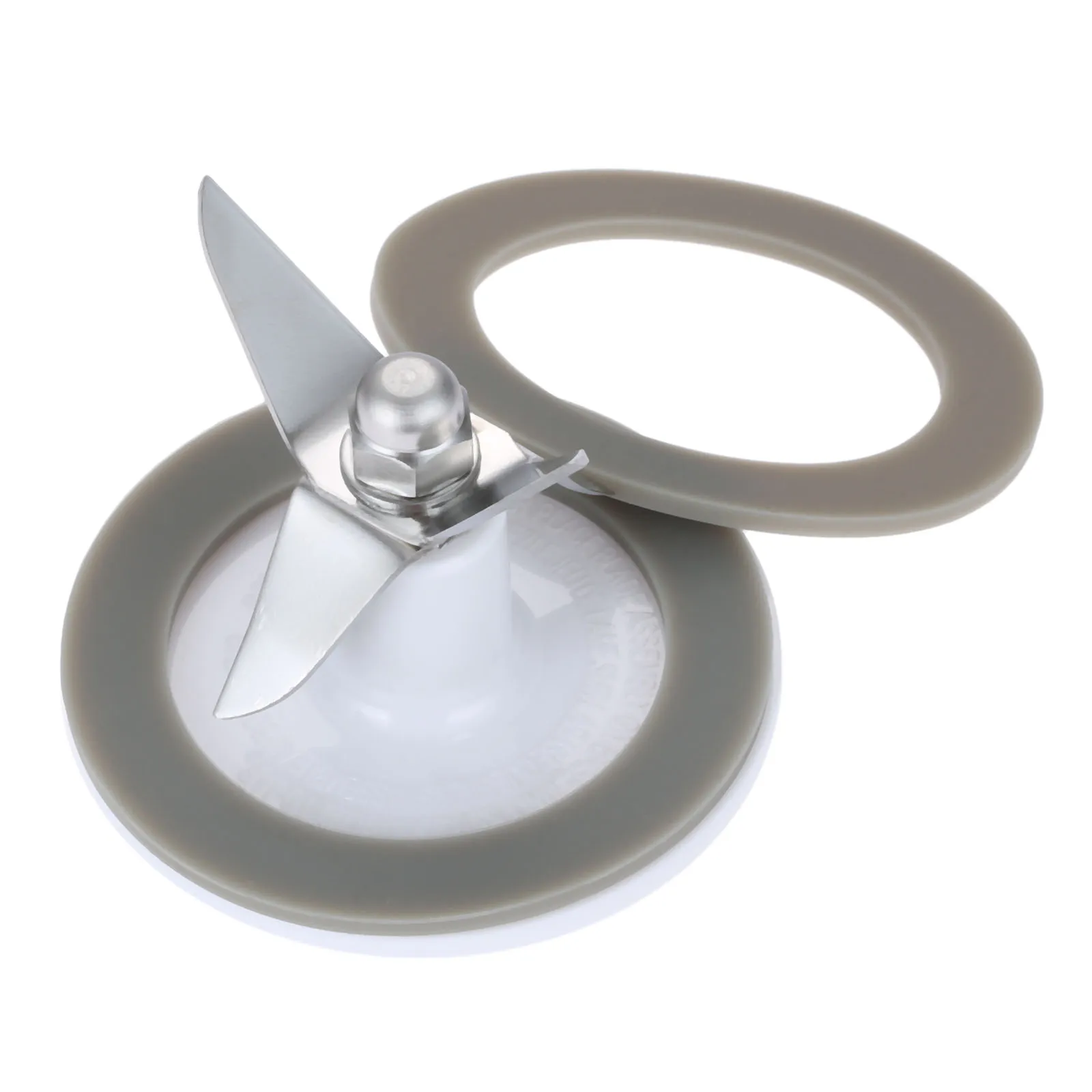 3Pcs Blender Blade+Sealing Gasket Ring SPB-456-2 fits for Cuisinart CB-18/SPB-6 Series SmartPower Duet Food Processor White