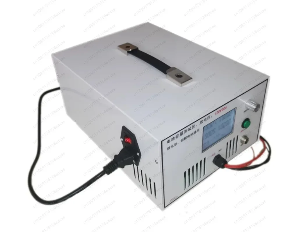 Universal Battery Pack Capacity Tester – 1-120V 20A for Lithium & Lead-Acid Batteries, Test mAh & Watt-Hours