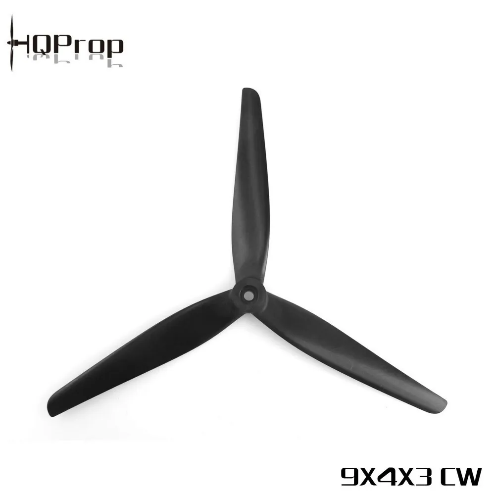 

HQProp FPV Propeller 9x4x3 3-Blade Prop 2CW 2CCW For RC FPV Drone DIY Parts 2 Pairs 9inch Fiber Reinforced Nylon Propeller