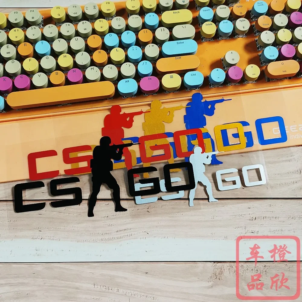 Counter Strike CS GO Reflective Car Sticker Vinyl Decal for Windshield Bumper Trunk Motorcycle Computer Case Civic D2