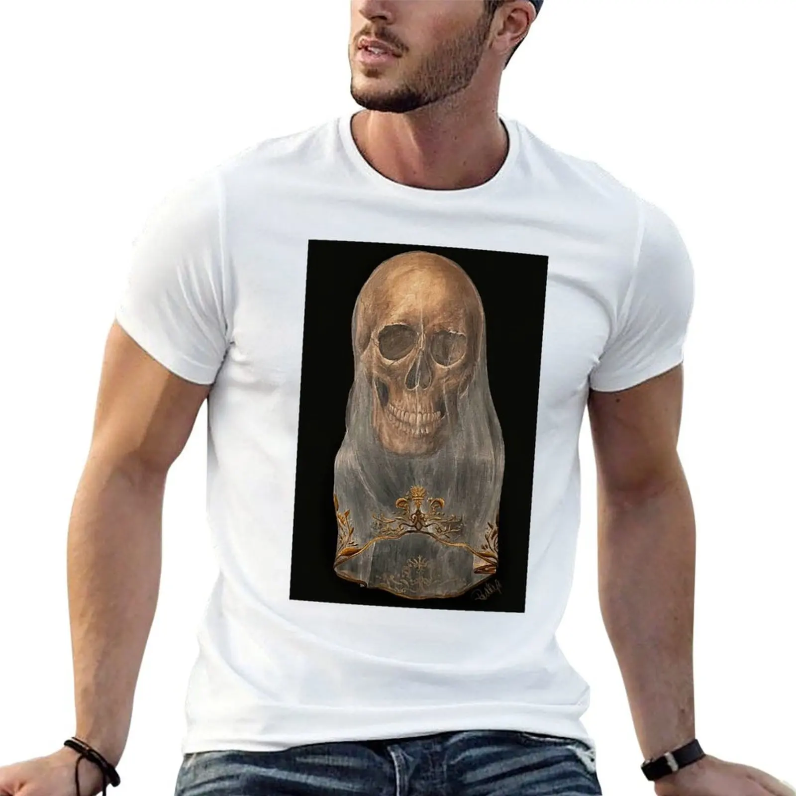

Memento Mori; Beginning of a Beautiful Realization T-Shirt man t shirt graphic funny t shirts dark humor T-Shirt