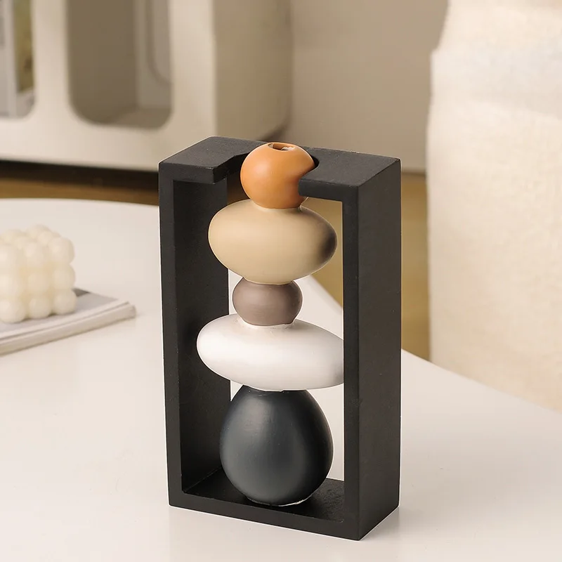 

Modern Statue Art Tabletop Decoration, Display Ornaments for Living Room, Bedroom, Office Desktop, Cabinets, Home Decor (A)