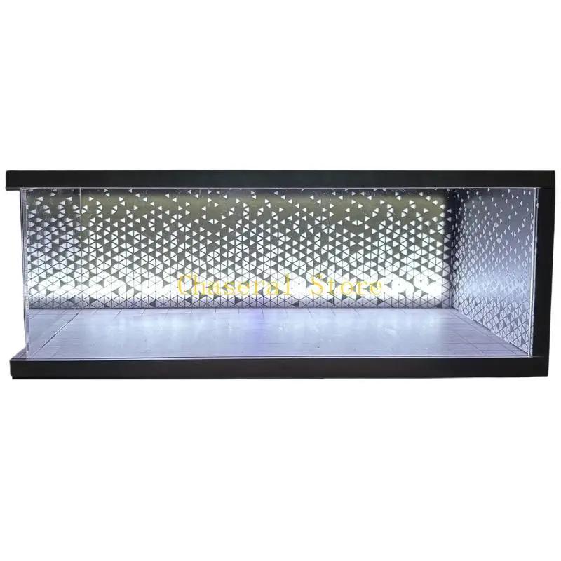E7CE Stackable Desktop Diecast Car Stand with Integrated LED Lighting