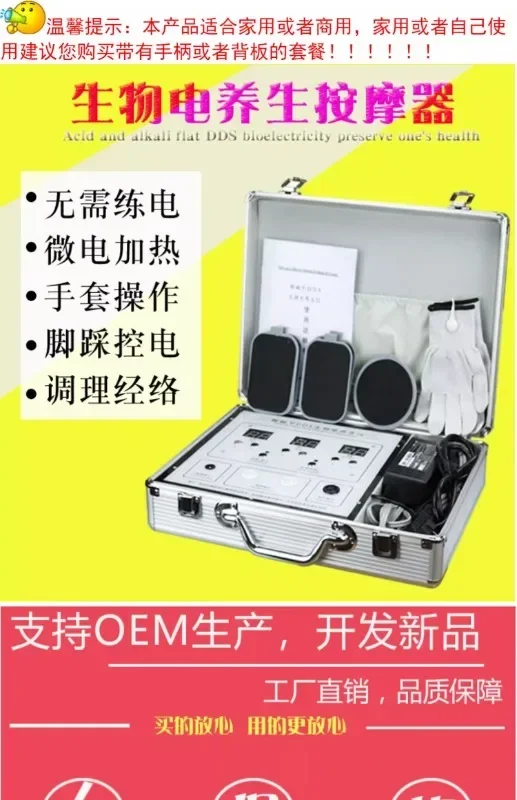 DDS bioelectric massager multifunctional whole body meridian dredging electric therapy acid-base balance health device