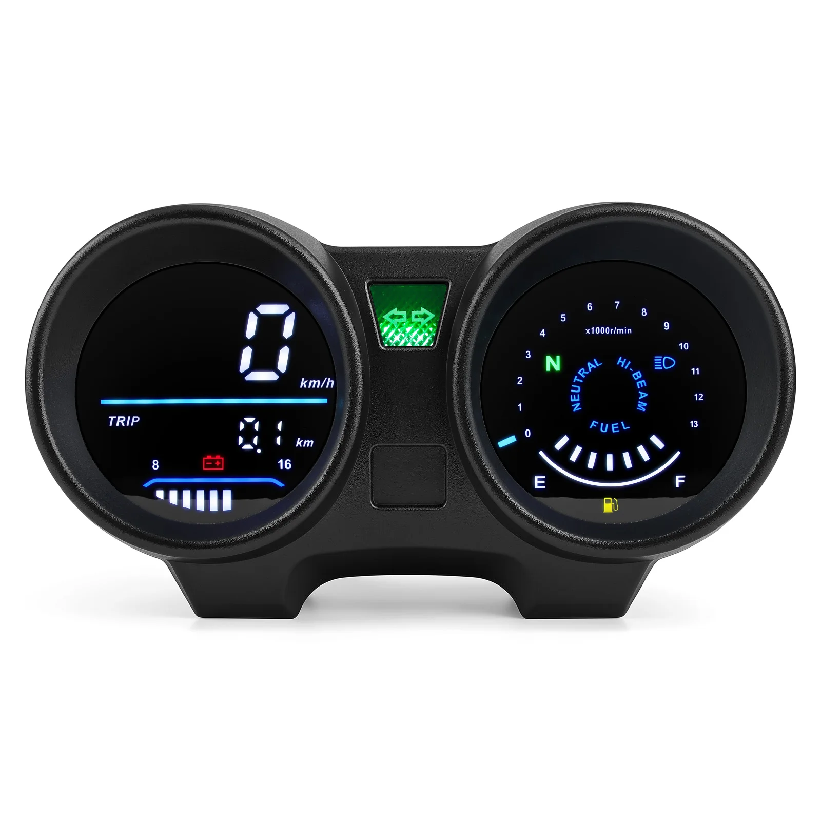 For Brazil TITAN 150 Honda CG150 Fan150 2010 2012 Motorcycle Electronic Dashboard Led Digital Speedometer Green Rpm Speed Mete