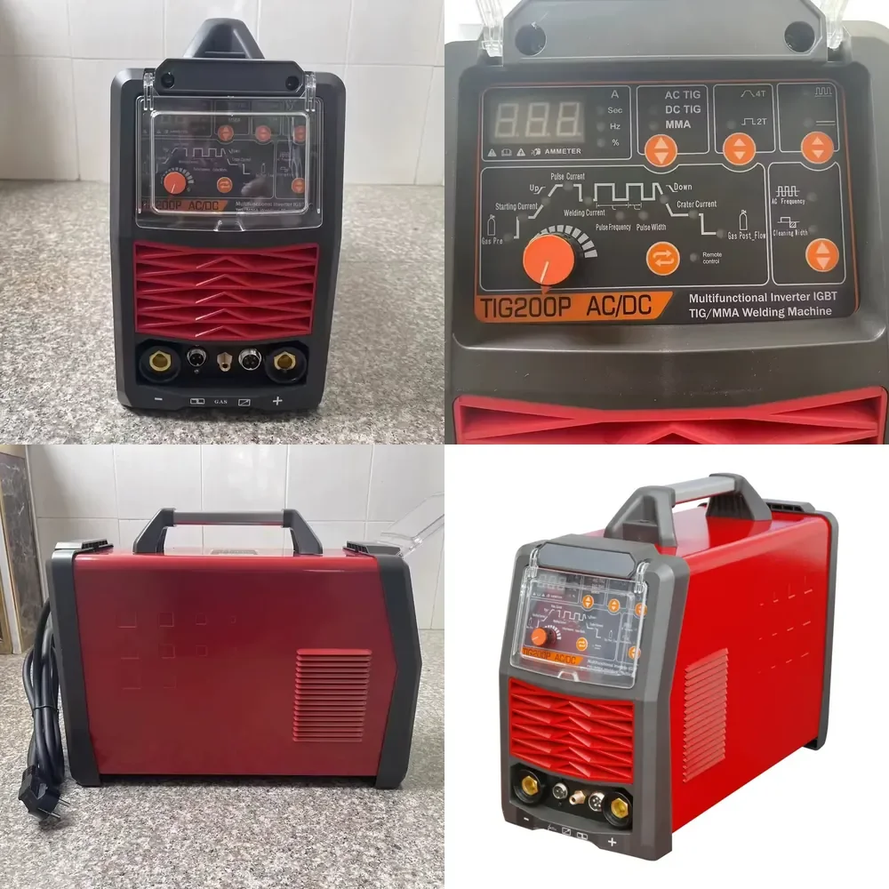【2026 Hot Selling】 TIG200P AC/DC TIG Welder for Welding Aluminum and Stainless Steel Pulse Inverter Welding Machine With MMA