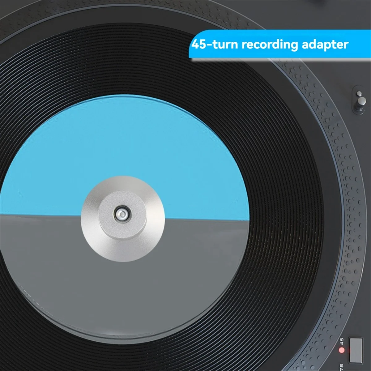 Record Weight Clamp Audio LP Vinyl Turntables Disc Stabilizer LP Disc Stabilizer Turntable Clamp HiFi Black Rich