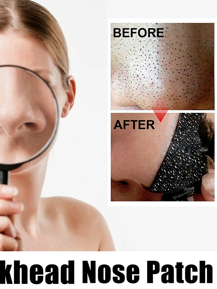 تقليص شرائط المسام تقشر ملصق الوجه الأبيض قناع منظف المسام للنساء إزالة الرؤوس السوداء من الخلية السطحية السلبية