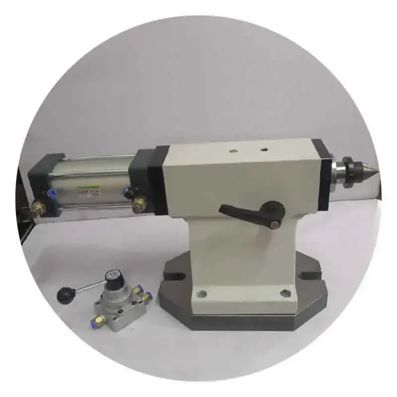 Pneumatic tailstock CNC indexing head fourth axis tailstock machining center milling machine tailstock 125/135/160/185/210