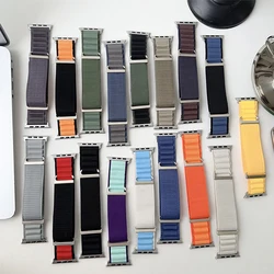 Alpine Band for Apple Watch Strap Ultra 49mm 45mm 44mm 40mm 41mm 42mm 44 mm Nylon Correa Bracelet iWatch Series 9 8 SE 4 3 7 6 5