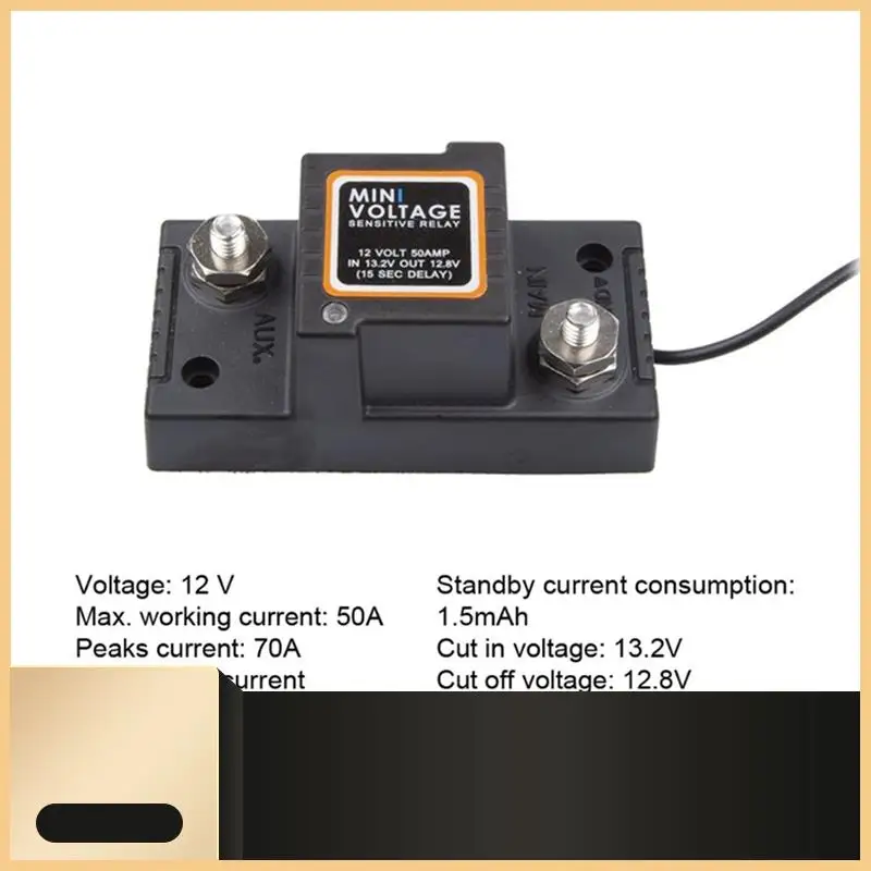 

12V VSR Voltage Sensitive Relay Car Intelligent Dual Battery Controller Isolator Car Battery Relay For RV Marine Truck Parts-N30