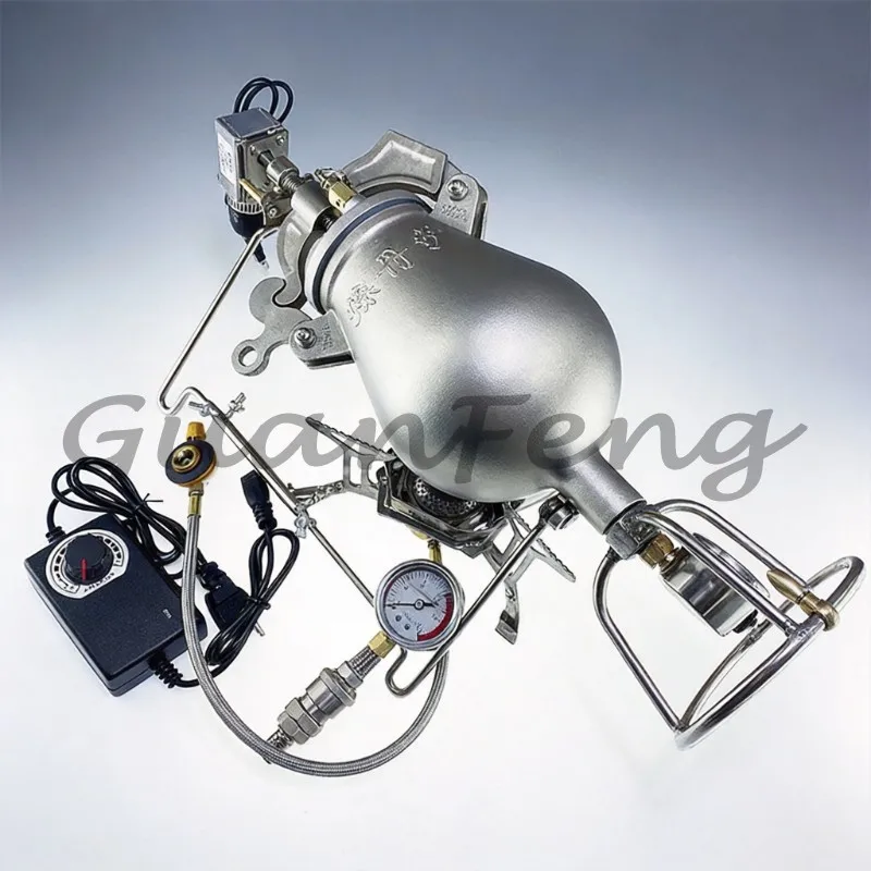 Hand‑Crank Stainless Steel Popcorn Maker, Household & Commercial Traditional Hand‑Operated Grain Popping Popcorn Machine