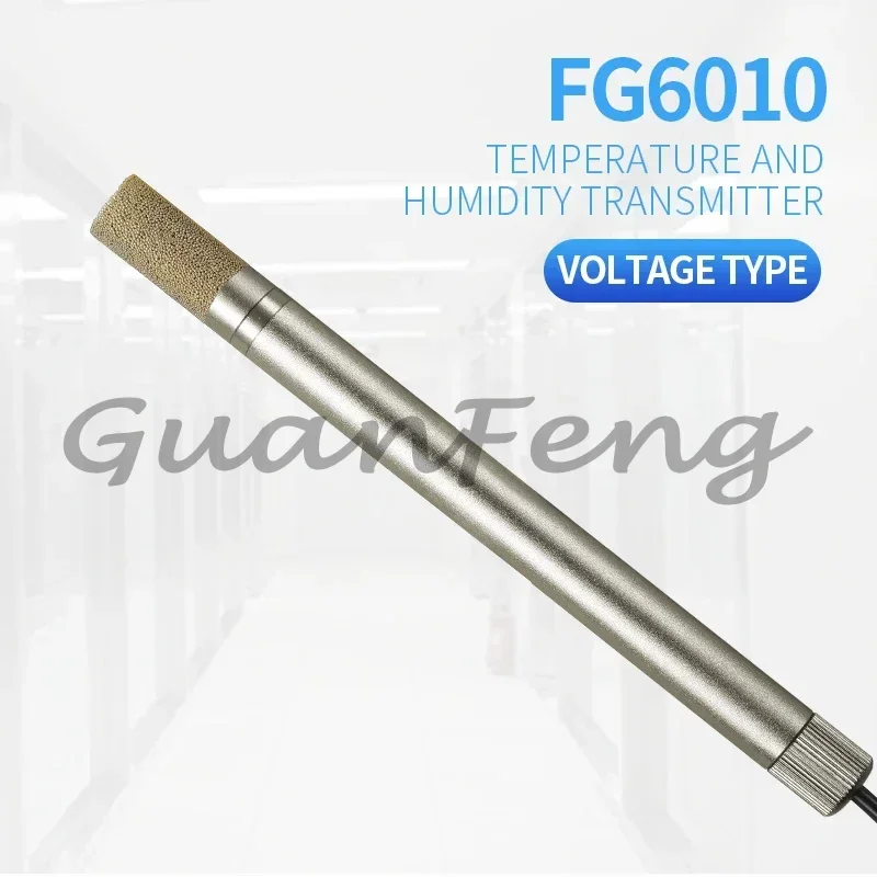 Wall Mounted Duct Type Temperature Sensor Transmitter, RS485 or Voltage Current Output Industrial Temp Humidity Detector