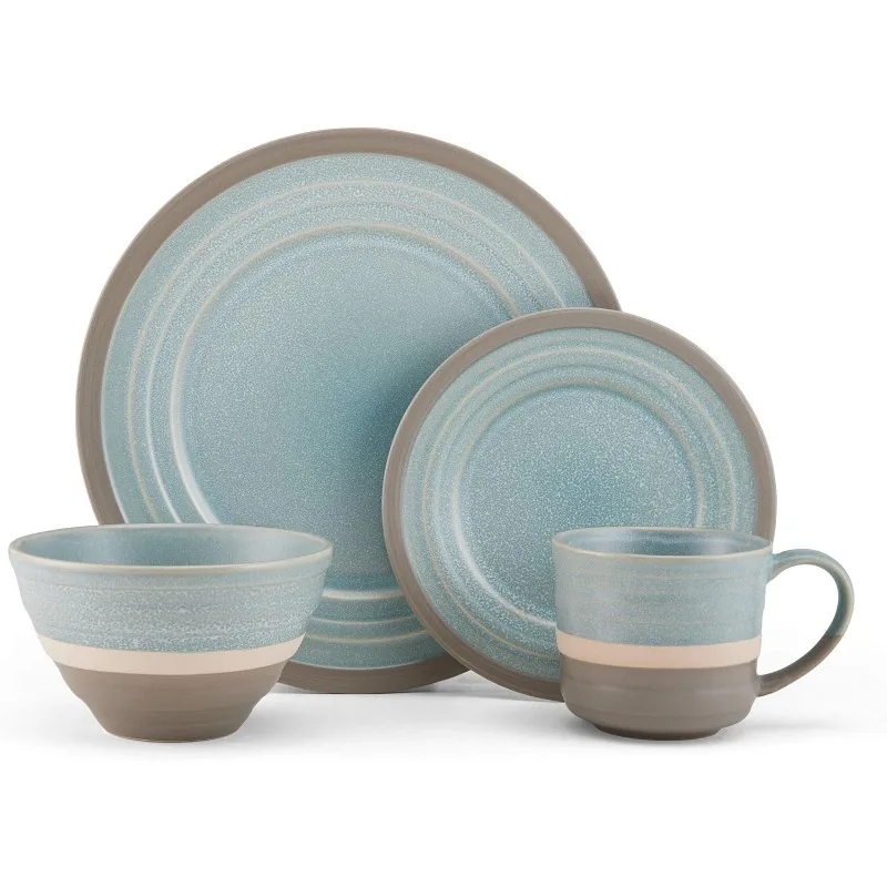 Adina 16 Piece Dinnerware Set, Service For 4