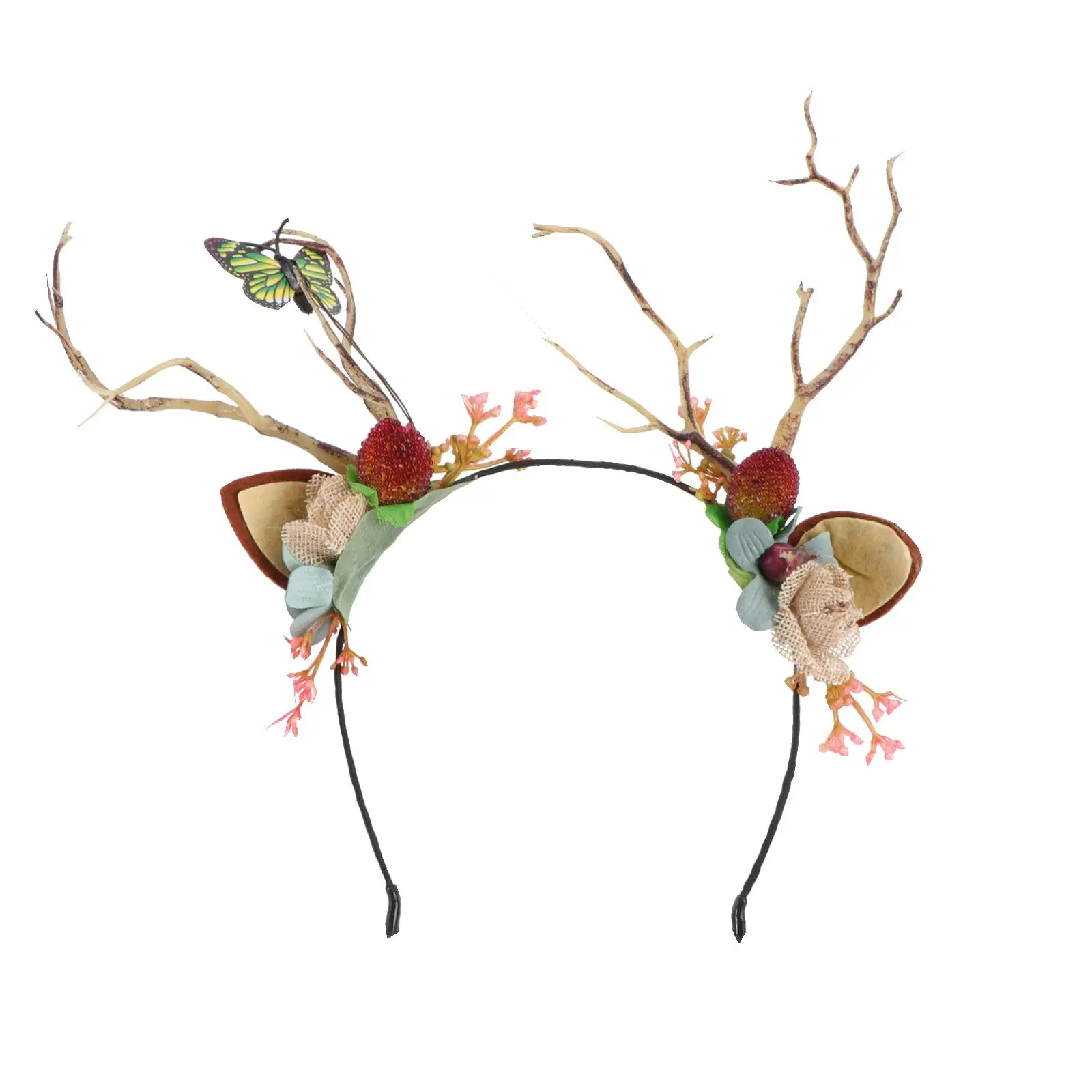 

Cute Antler Headband Lightweight Kids Hair Hoops Ideal for Parties Carnival Christmas Twig Bands Children Hair Accessories