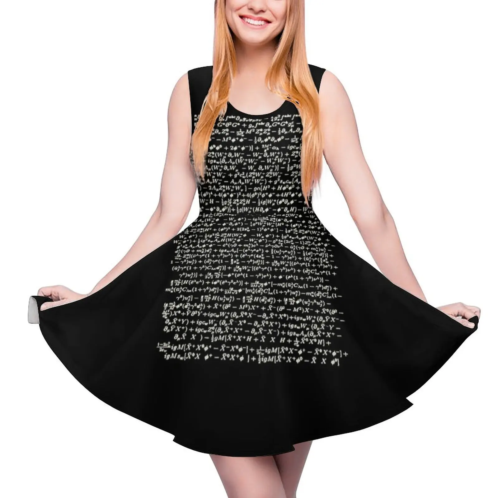 

Cute Transitus Ben Mathot Jeroen Goossens The Standard Model A Love Poem Gift For Fans Sleeveless Dress