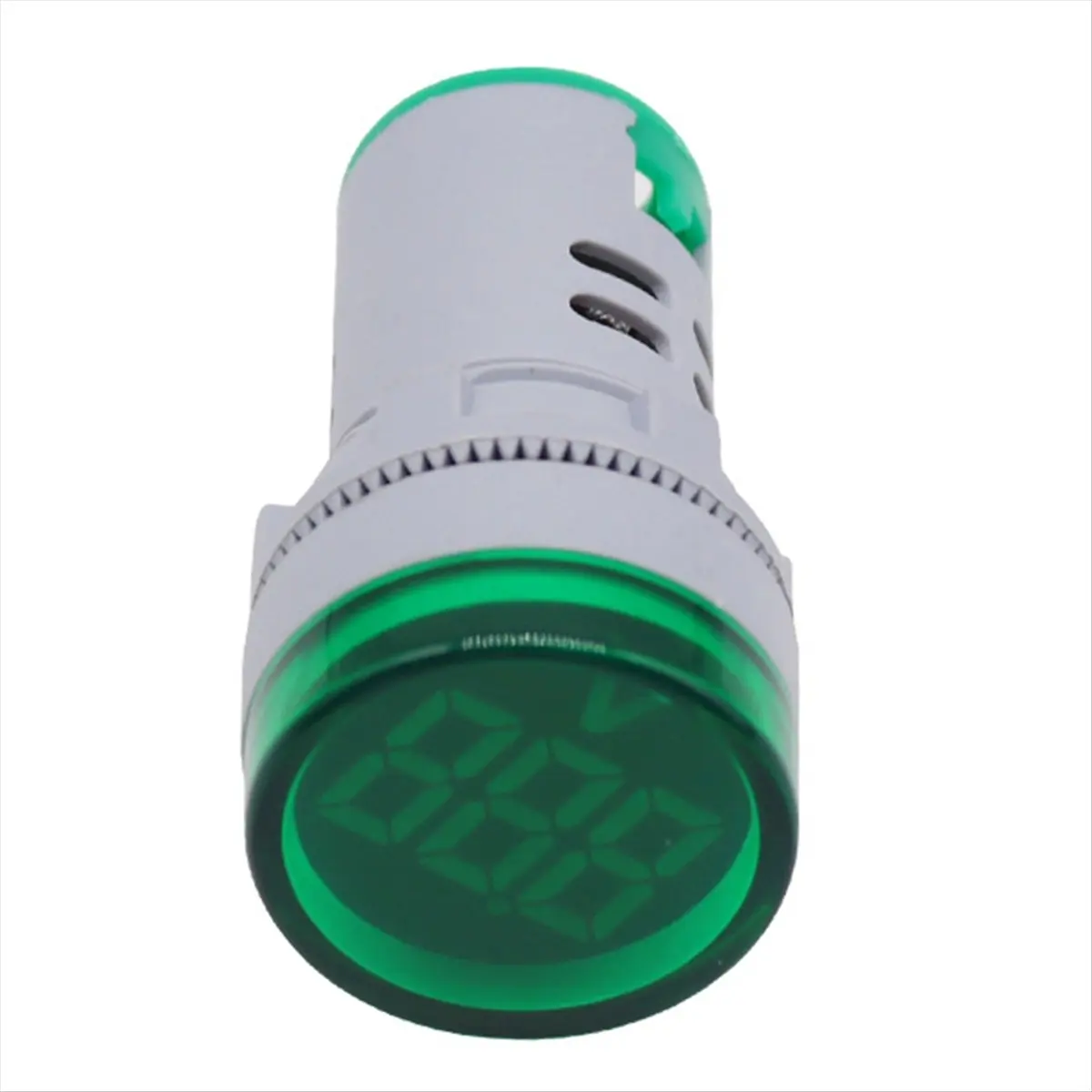 AT16 Round LED Voltage Meter Indicator AC 12-500V, Digital Display Voltmeter for Home or Industrial Use 1PCS