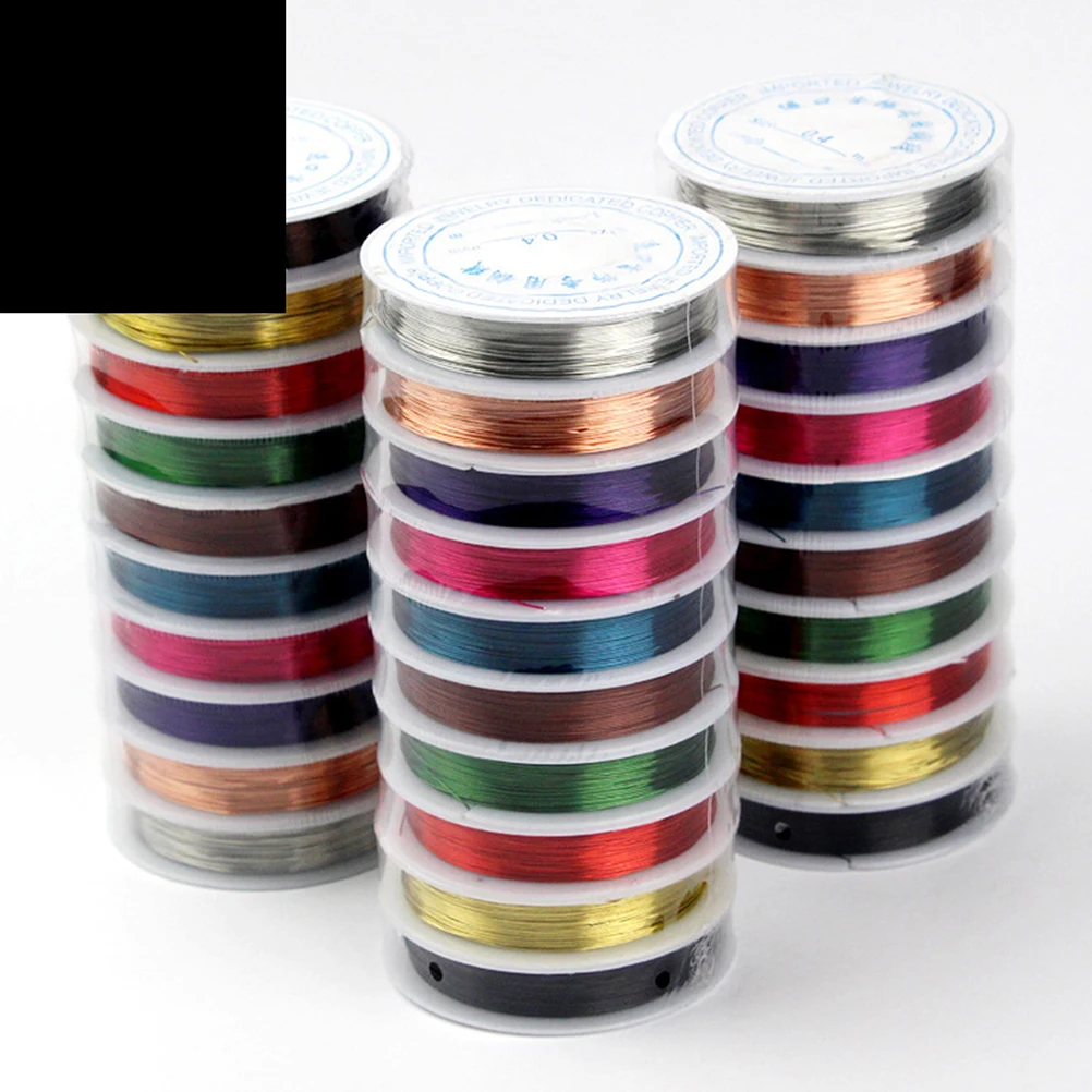 

10 Rolls Wire for Jewelry Making Colored Wire For Jewelry Making Beading Craft Copper Flexible Ductible Accessories Components