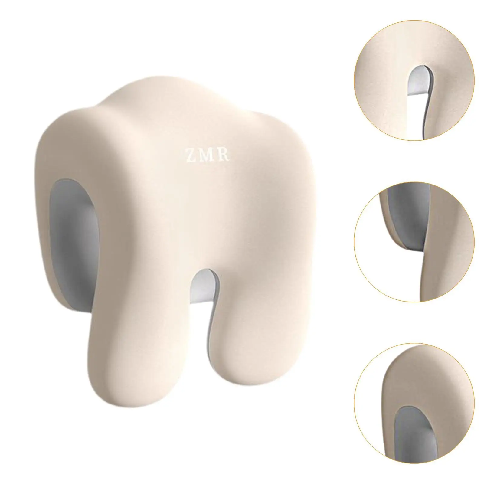 Multi Use Memory Foam Napping Pillow Ergonomic Backrest Cushion for Adults Office Travel Sleeping