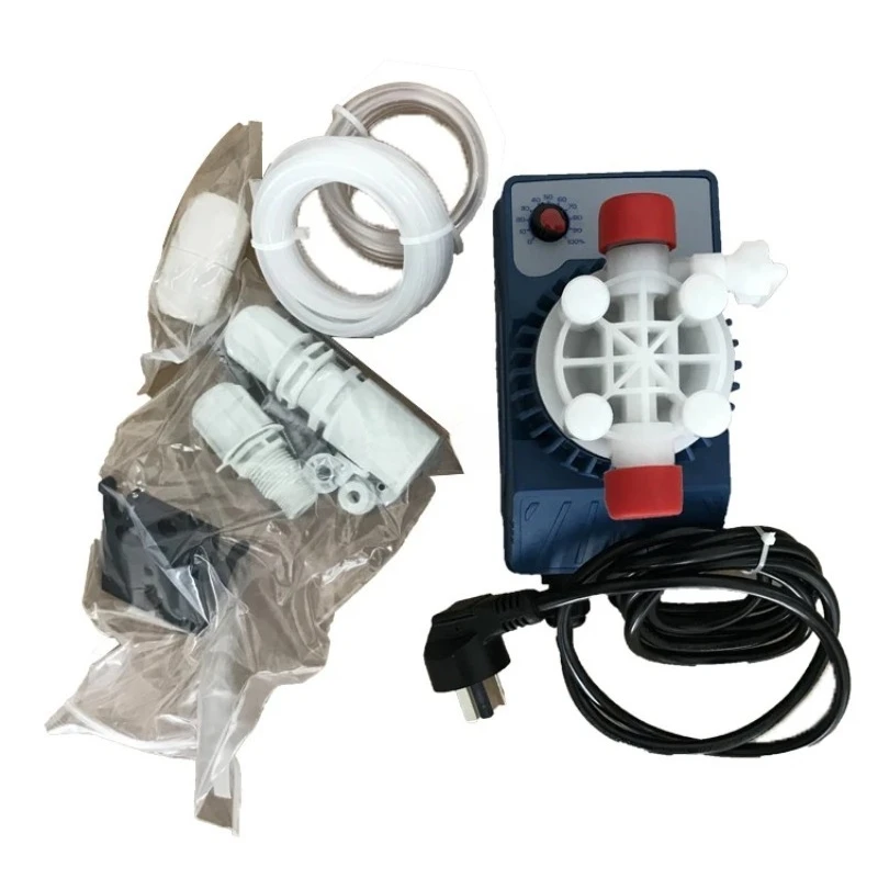 

Suitable for SEKO AMS200 Manual Metering Pump 9L/H 10BAR Electromagnetic PTFE Diaphragm Pump AMS200AHE0800, corrosion Resistant