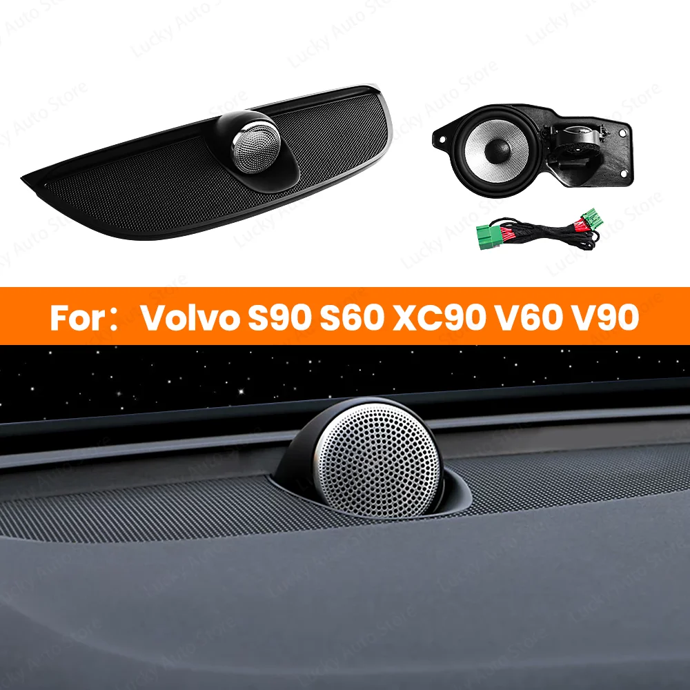 For Volvo S90 S60 XC90 V60 V90 2017-2026 Car Central control instrument panel center Plug and play, easy to install speaker