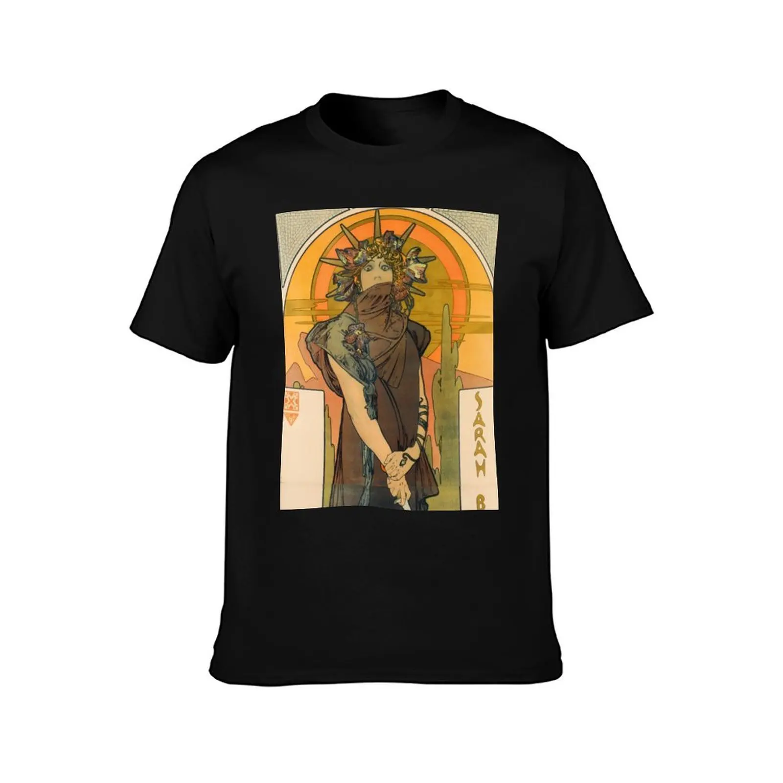 Médée Beautiful Art nouveau vintage art - Alphonse Mucha T-Shirt man t shirt cotton T-Shirt