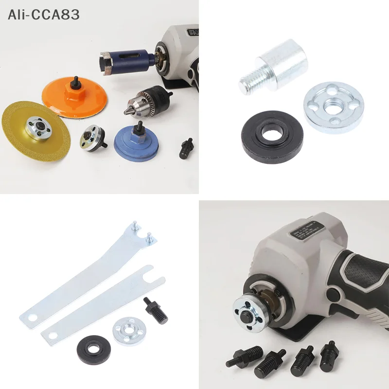 

1 Set M5 To M10/M14 To M10 Multi-functional 3-inch Hand Electric Drill Conversion Rod Angle Grinder Conversion