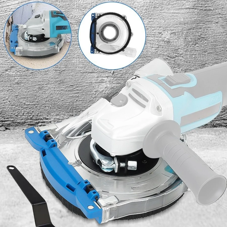 Angle grinder dust cover, grinder cutting cover, protective vacuum cleaner stone concrete dust cover