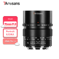 7artisans Full Frame 75mm F1.4 Large Aperture Prime Camera Lens for Portrait Photography with Sony E Nikon Z Canon RF L-mount