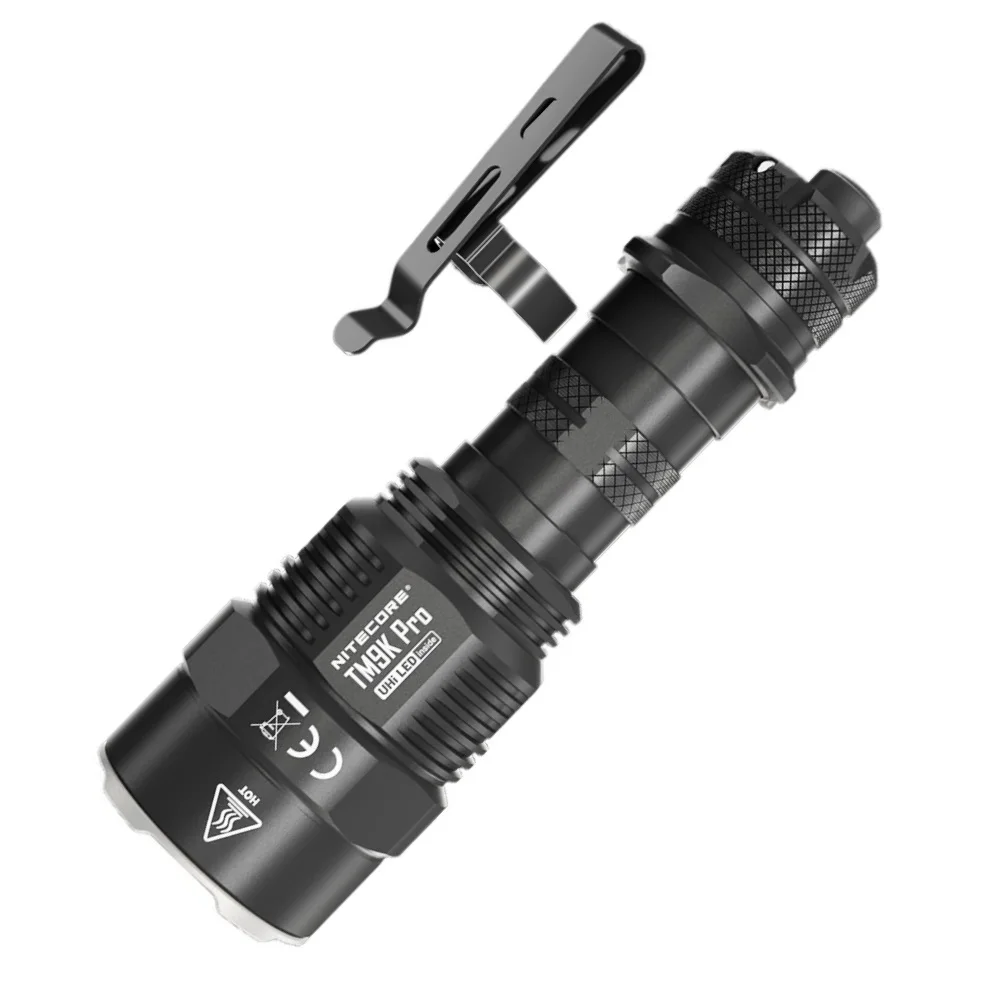 New NITECORE TM9K PRO Rechargeable LED Flashlight UHi LED 9900LM Spotlight+Floodlight Torch for Camping Cave Exploration