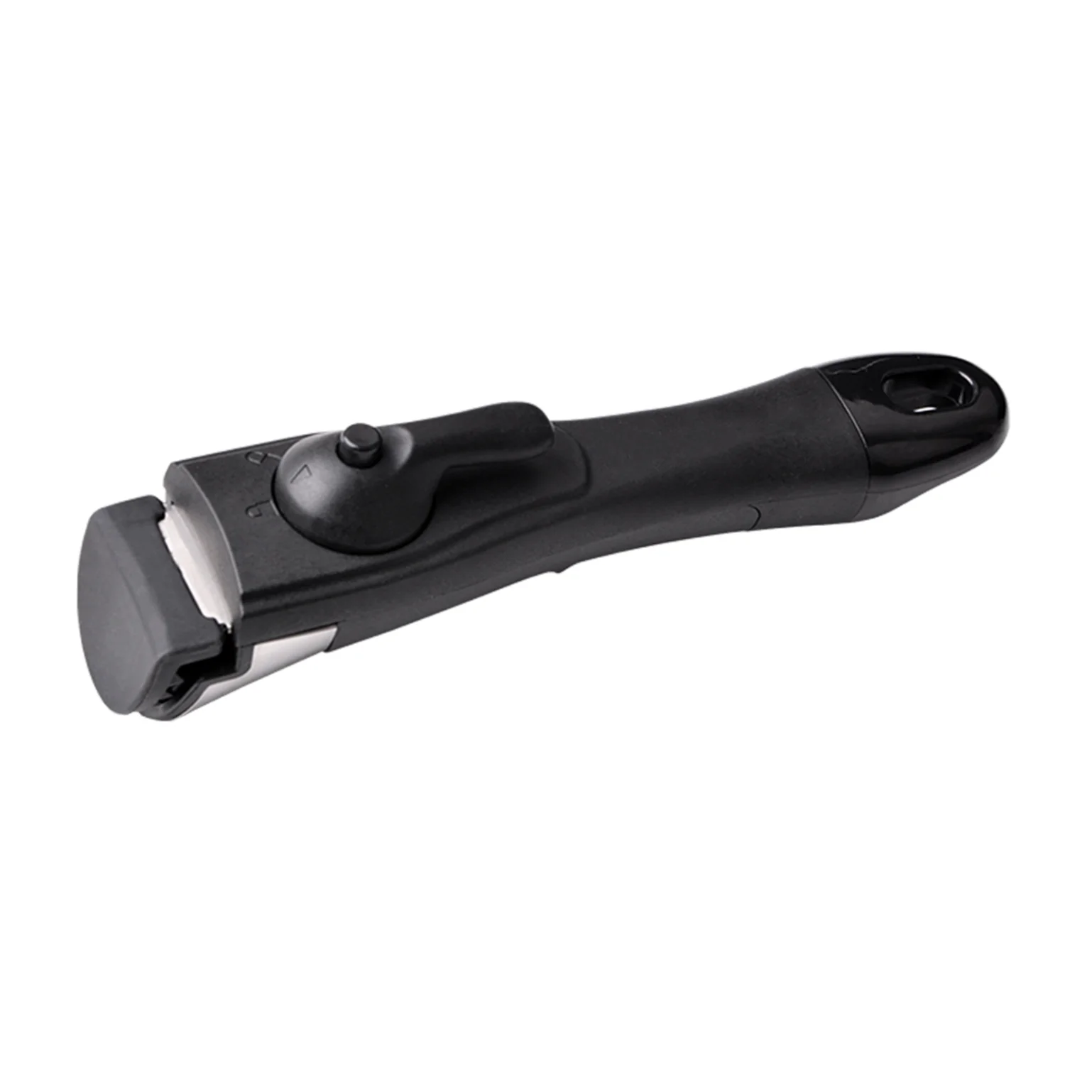 

1 шт. черный термостойкий держатель для сковороды, универсальный съемный зажим, защита от ожогов и многофункциональный