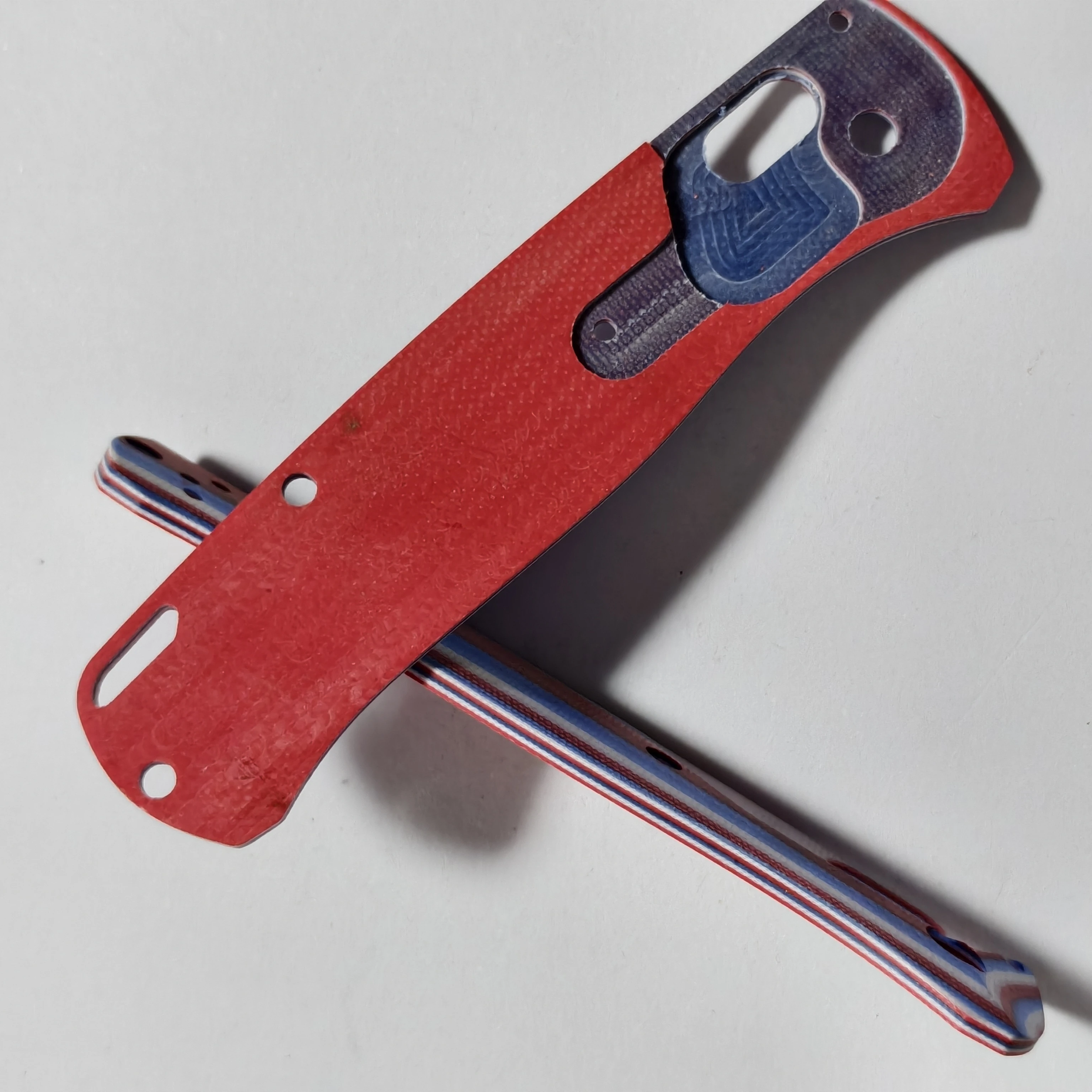 New 1 Pair G10 Material Grip Handle Scales for Benchmade Bugout 535 Knives