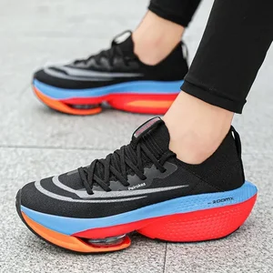 Straßenschuhe, Carbonplattenmarathon, Sommergeschäft für Jungen, dickes Sohle -Luftkissen, echtes Lauftennis 6 Hauptverkaufsschuhe Kohlenstoffpolder - №6