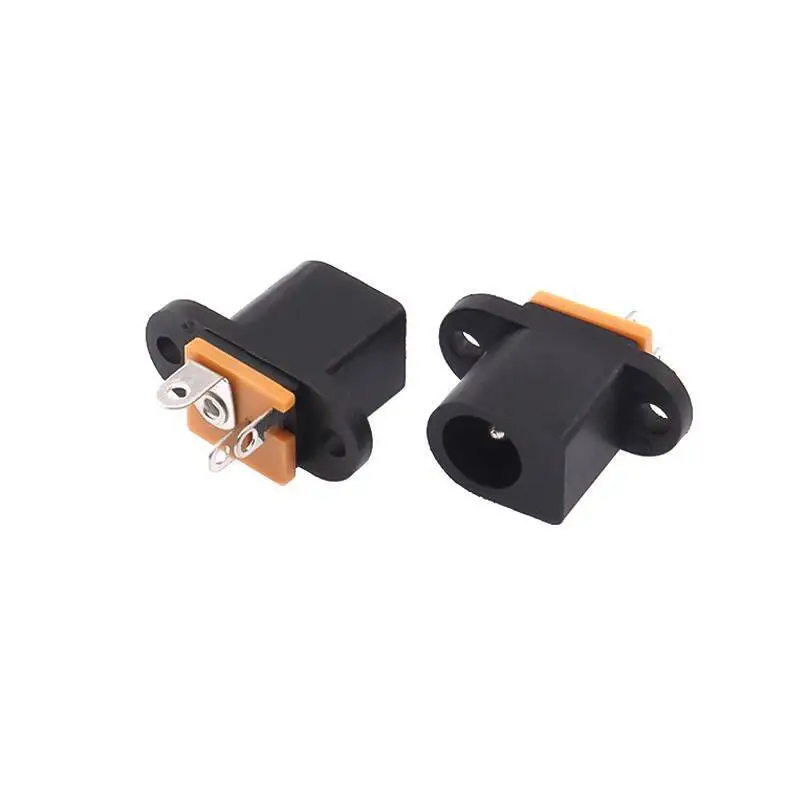 5 Stück DC017 DC-Stromanschluss DC5.5-2.1mm vertikal mit Befestigungsloch Ladeanschluss Buchse – Detail 4