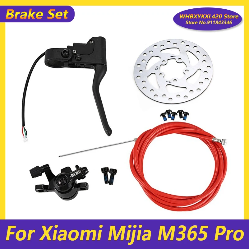 120mm Brake Lever Disk  Cable Kit Set Handle   for Xiaomi Mijia M365 PRO Electric Scooter Replacement Parts