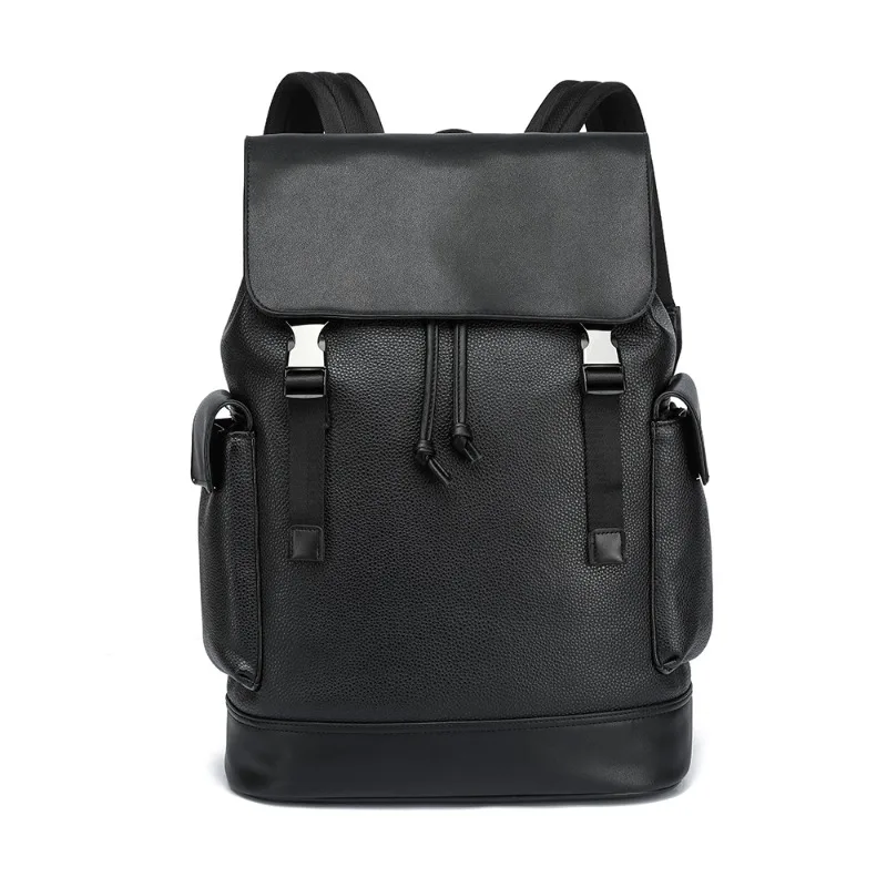 

Модный мужской рюкзак с засовом, роскошный мужской рюкзак из мягкой кожи, большая вместительная сумка для ноутбука, мужские дорожные рюкзаки с клапаном, школьная сумка