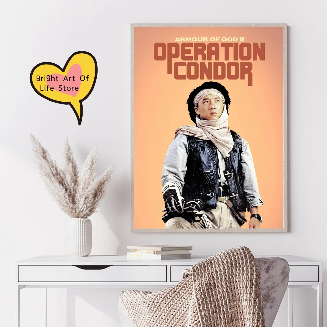 

Operation Condor (1991) Classic Movie Poster Cover Photo Print Canvas Wall Art Home Decor (Unframed)