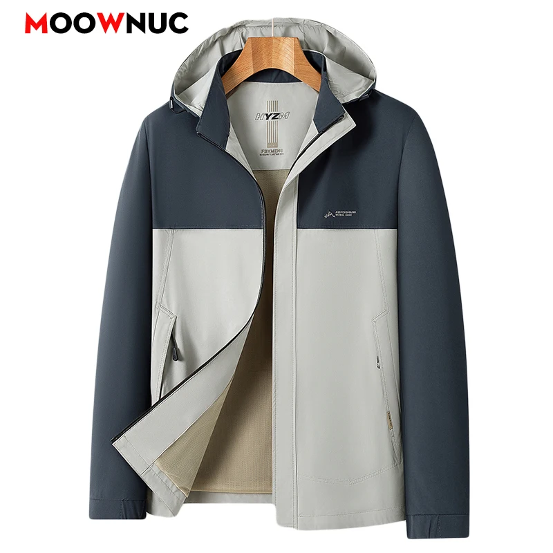 Men's Clothing Men's Blazers Jackets Male Windbreaker Casual Coats Outerwear Men's Fashion Leisure Menswear Elegant Camping