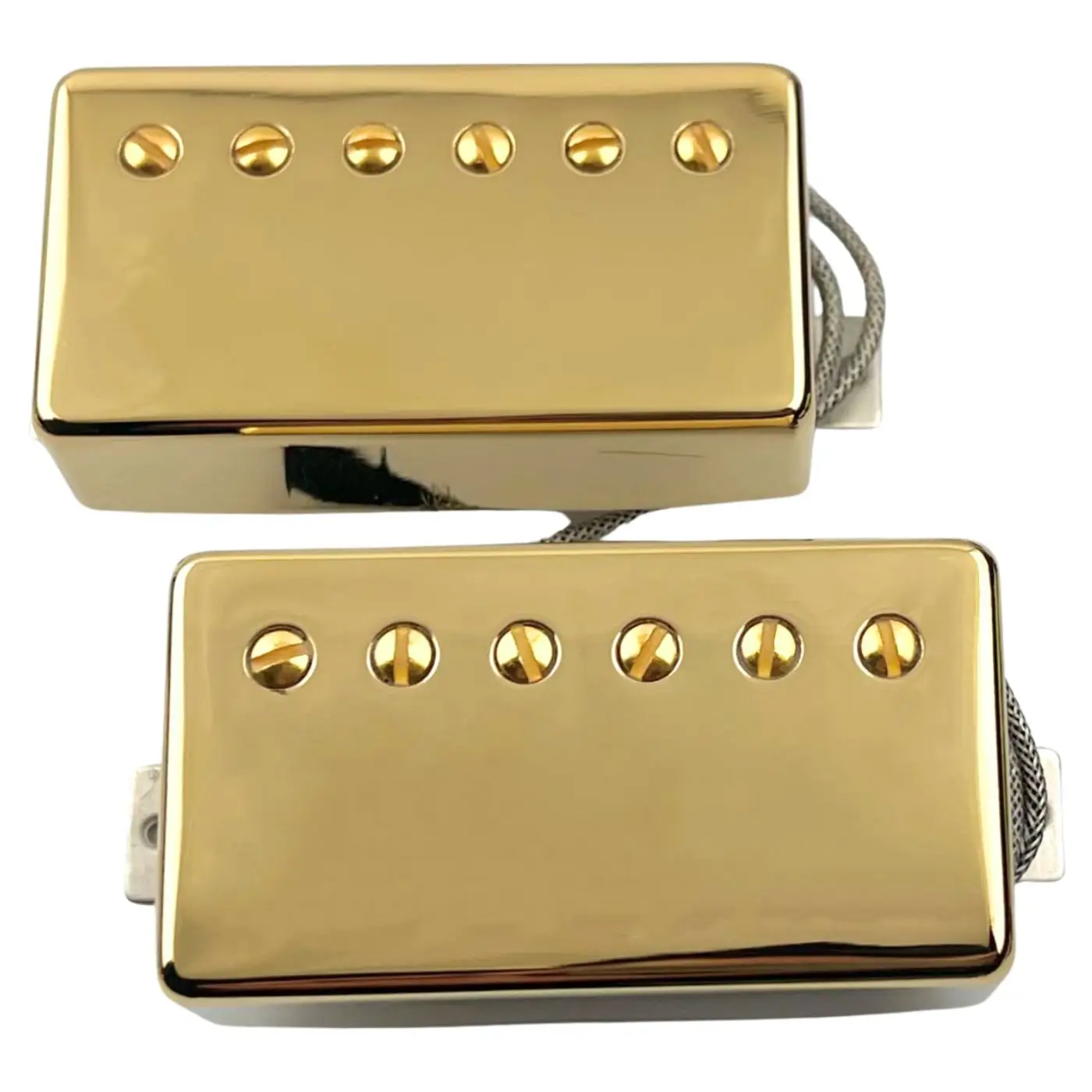 Alnico 2 Humbuckers'57 Classic and'57 Plus Classic Plus Braided Wire Set PAF Pickups Fit Gibson LP LES PUAL Guitar