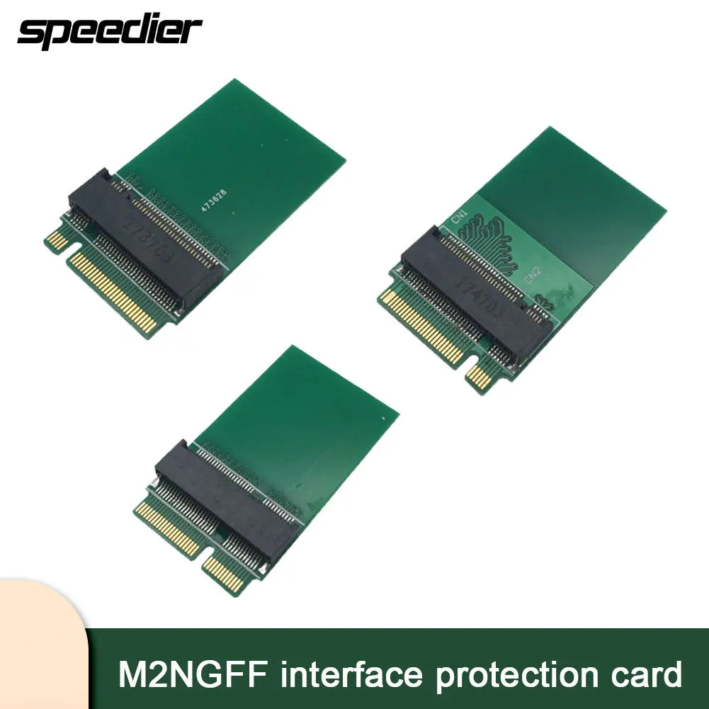 M.2 NGFF Interface Protection Card for B/E/M/G Key SSD Gold Finger Guard M-Key B-Key E-Key Compatible Computer Hardware Accessor