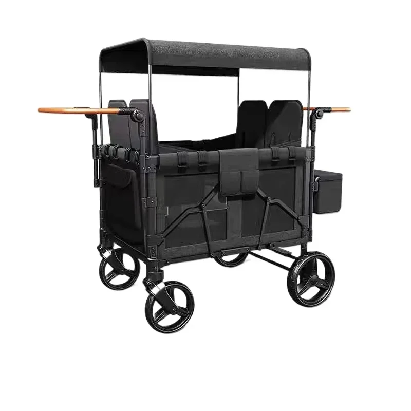 Mountain bike, baby stroller, can be used to lie down, quadruplets, second-born artifact, camp car for four people