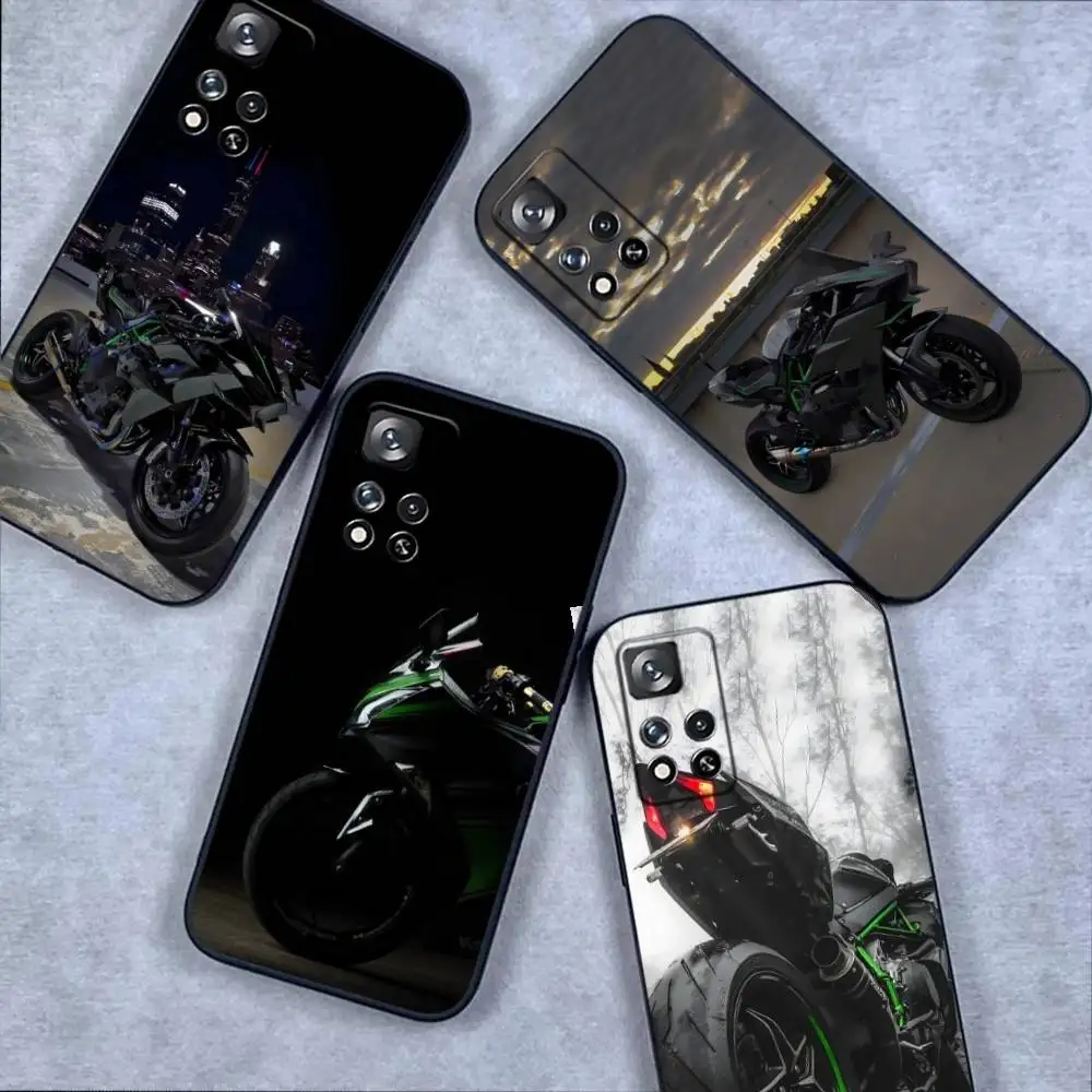 

Motorbike K-KawasakiS Moto Phone Case For Samsung S 25,24,23,22,30,21,10,9,Ultra,Plus,Lite,FE,4,5G Black Soft Case