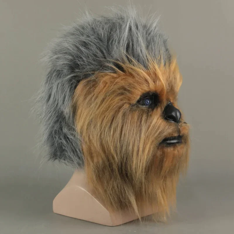 2025 جديد تأثيري Chewbacca قناع أقنعة الرأس حفلة الهالوين زي Propskeif1