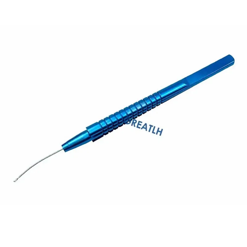 1pcs Titanium Alloy 25G Retinal Capsulorhexis Forceps Straight Serrated Forceps Ophthalmic Instruments