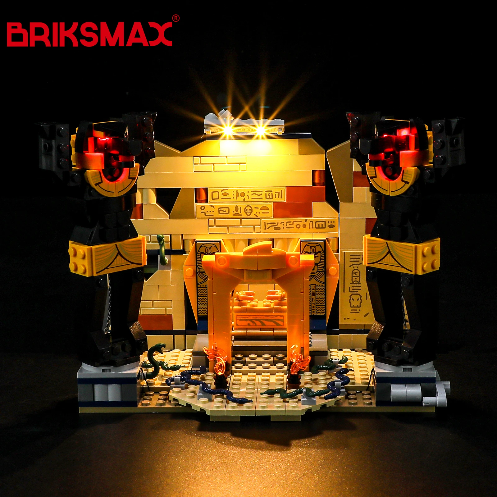 BriksMax Led Light Kit for 77013 Escape from the Lost Tomb Building Blocks Set (NOT Include the Model) Bricks Toys for Children