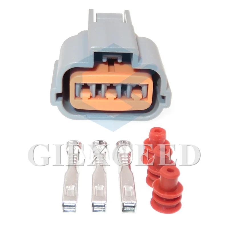 2 Sets 3-poliger AC-Stecker für Hochspannungs-Zündspulen-Kabelanschluss für Mitsubishi PU465-03127 PU475-03900 Auto-Steckverbinder