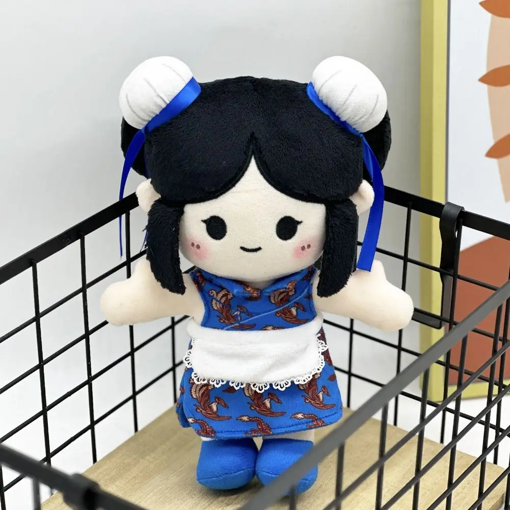 Chinese Style Cartoon Plush Toy Fun Zhonghua Niang Apron Girl Plush Doll Uniquely Designed Pillow Chinese Girl Plush Toy